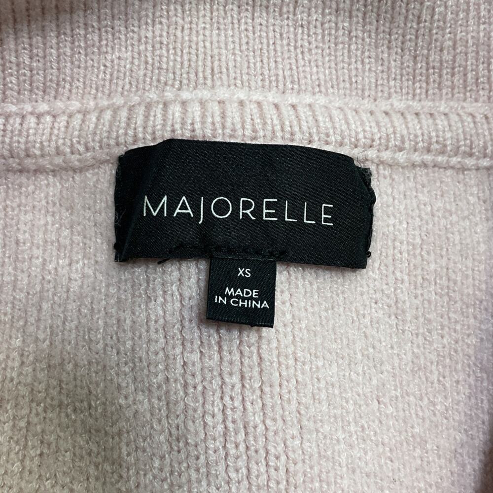 Majorelle Cropped Light Pink Solveig Cardigan Size Xs View 4